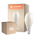 Mehrfachpackung 6x Ledvance LED Glühbirne HQL LED FIL V E27 38W 6000lm - 840 Kaltweiß | Ersatz Für 125W