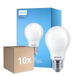 Mehrfachpackung 10x Philips Corepro LED Glühbirne E27 Birne Matt 4.5W 470lm - 830 Warmweiß | Ersatz Für 40W