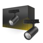 Bright Choice 3-Phasenn-Schienenspot| 10W-20W-30W | 840-830-827 CCT | Schwarz | Dimmbar