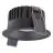 Ledvance LED-Spot Fix Aluminium Schwarz 8W 680lm 36D - 930 Warmweiß | Ausschnitt 68mm - IP44 - Höchste Farbwiedergabe - Dimmbar