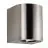 Nordlux Canto 2 Wandleuchte Rostfreier Stahl Up & Down - 10.6W 500lm - 830 Warmweiß | IP44