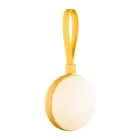 Nordlux Tischlampe Bring To-Go Portable Akku Weiß 1W 70lm - 827 Extra Warmweiß | 3-Stufen Dimmbar 