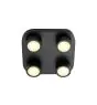 Nordlux Clyde Plafonnier 4-Spot Métal Noir 14W 950lm - 827 Blanc Très Chaud | 85mm - 3 Niveaux De Gradation Dimmable