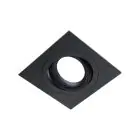 Noxion Encastré Spot Boxi MR16 inclinable Noir | Diamètre 80mm - GU10 Culot